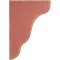 Ekena Millwork 1 3/4"W x 5 1/4"D x 7 1/2"H Plymouth Wood Vintage Decor Bracket, Salvage Red BKTWD02X05X08PLRD - alternate 3